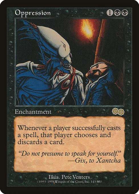 Oppression · Urza's Saga 143/357