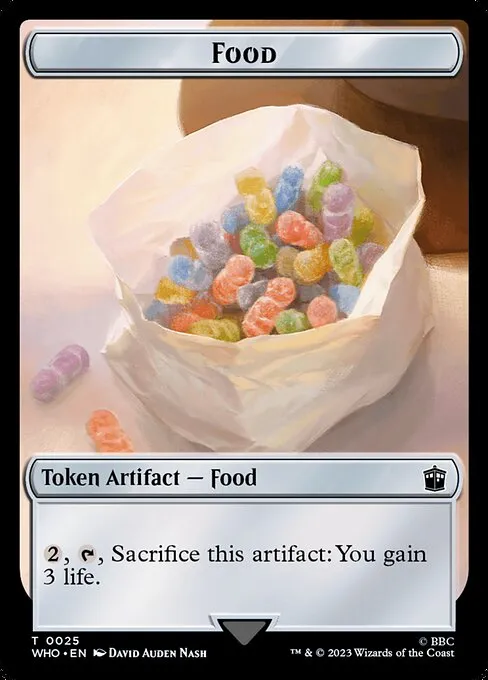 Food · Doctor Who Tokens 25/64
