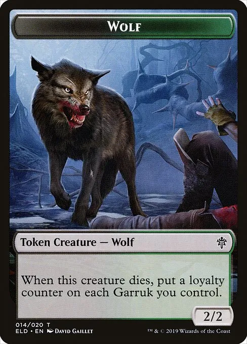 Wolf · Throne of Eldraine Tokens 14/20