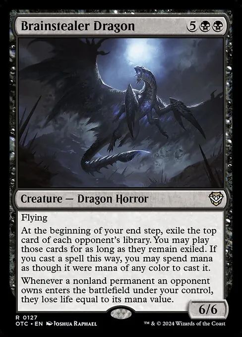 Brainstealer Dragon · Outlaws of Thunder Junction Commander 127/342