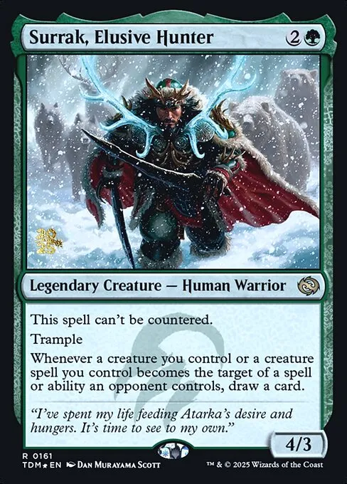 Surrak, Elusive Hunter · Tarkir: Dragonstorm Promos 161s/160