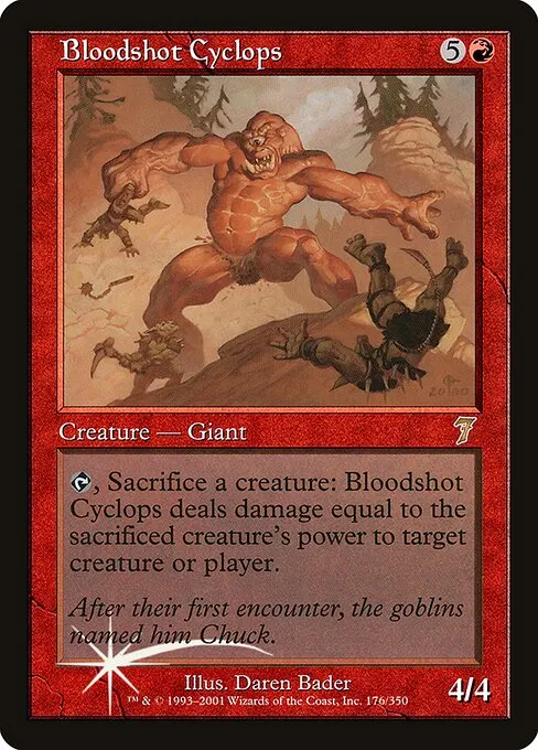 Bloodshot Cyclops · Seventh Edition 176★/708