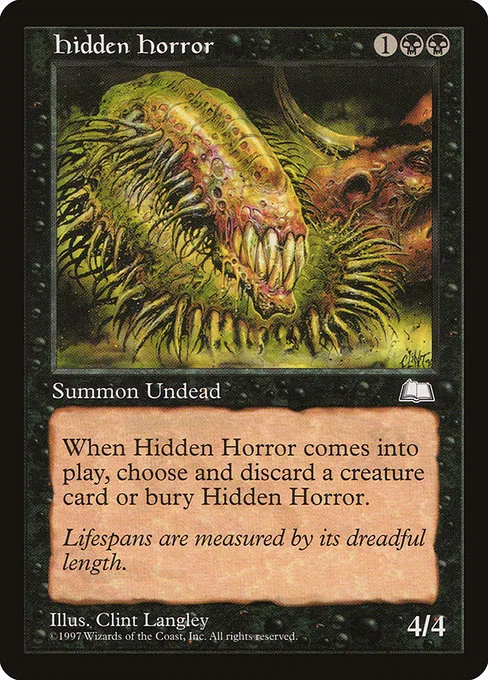 Hidden Horror · Weatherlight 72/167