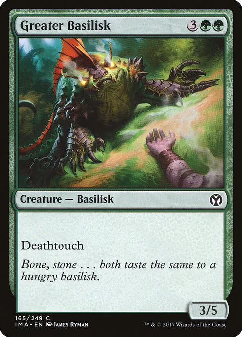 Greater Basilisk · Iconic Masters 165/249