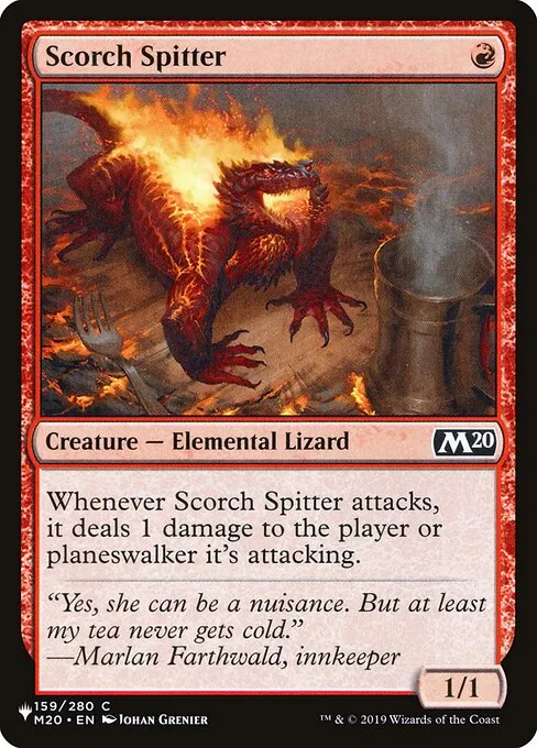 Scorch Spitter · The List M20-159/5050