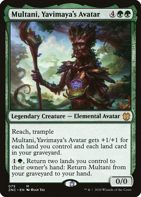 Multani, Yavimaya's Avatar · Zendikar Rising Commander 75/142