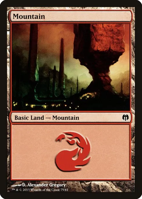 Mountain · Duel Decks: Heroes vs. Monsters 75/81