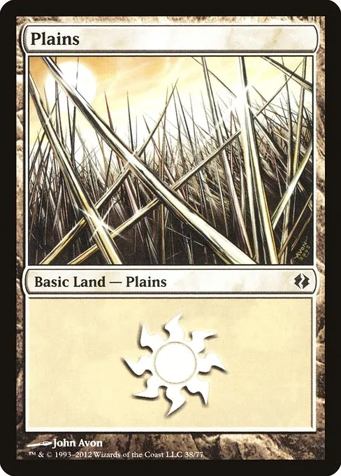 Plains · Duel Decks: Venser vs. Koth 38/77