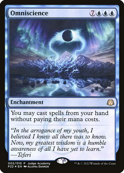 Omniscience · Judge Gift Cards 2022 2/10