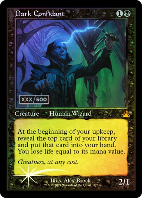 Dark Confidant · Ravnica Remastered 323z/531