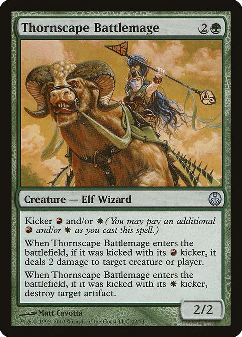 Thornscape Battlemage · Duel Decks: Phyrexia vs. the Coalition 42/71