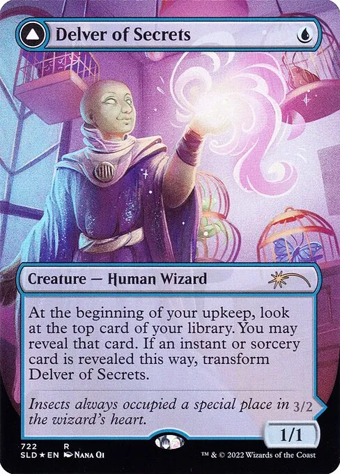Delver of Secrets // Insectile Aberration · Secret Lair Drop 722/2547