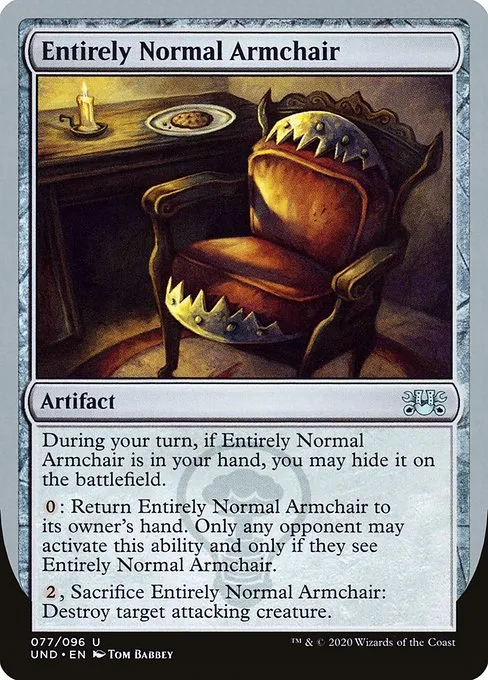 Entirely Normal Armchair · Unsanctioned 77/96