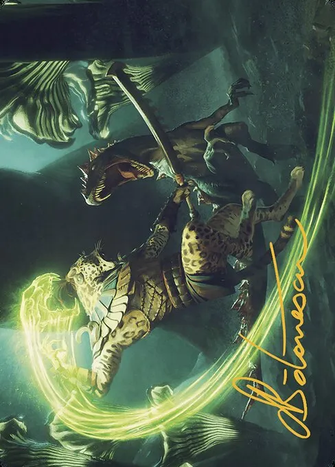 Contest of Claws // Contest of Claws · The Lost Caverns of Ixalan Art Series 72/81