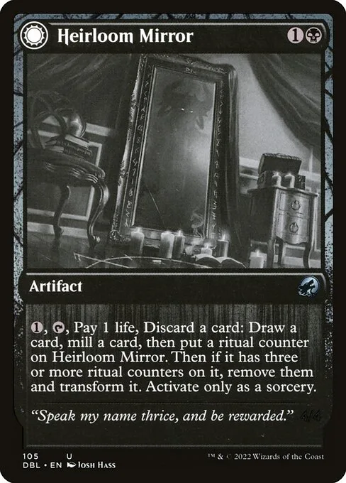 Heirloom Mirror // Inherited Fiend · Innistrad: Double Feature 105/535