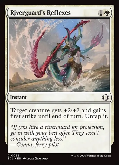 Riverguard's Reflexes · Lorwyn Eclipsed 33/408