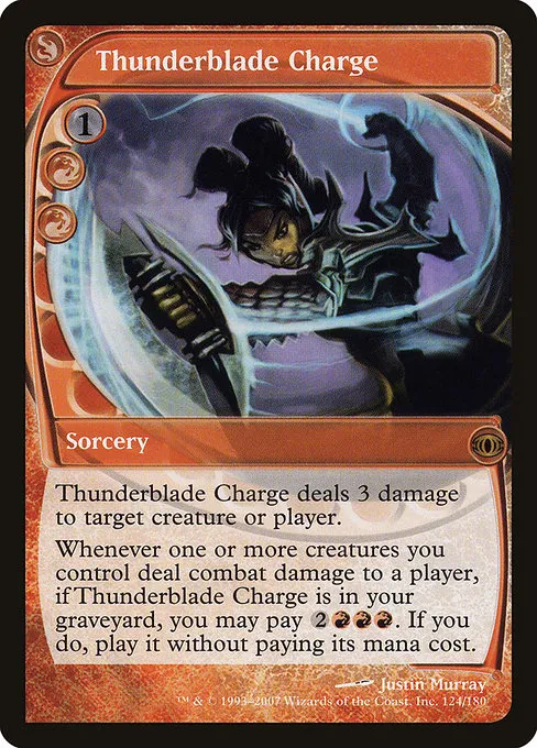 Thunderblade Charge · Future Sight 124/180