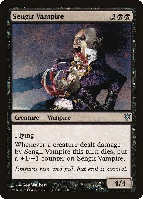 Sengir Vampire · Duel Decks: Sorin vs. Tibalt 17/80