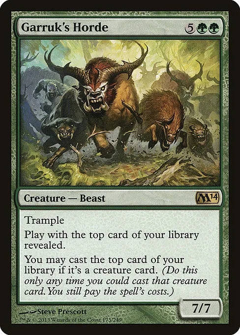 Garruk's Horde · Magic 2014 173/249