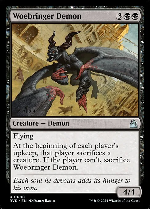 Woebringer Demon · Ravnica Remastered 98/531