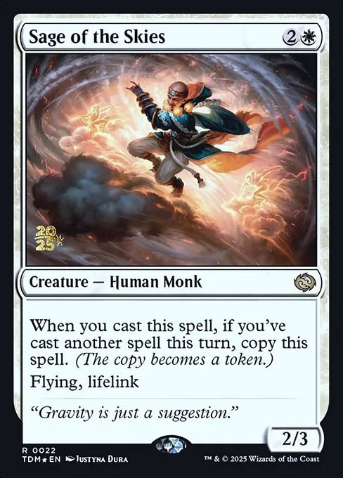 Sage of the Skies · Tarkir: Dragonstorm Promos 22s/160