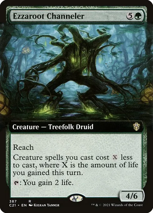 Ezzaroot Channeler · Commander 2021 387/409