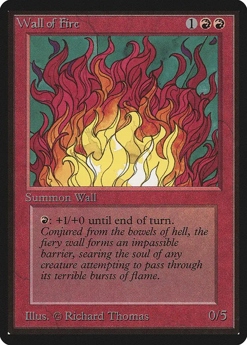 Wall of Fire · Limited Edition Beta 182/302