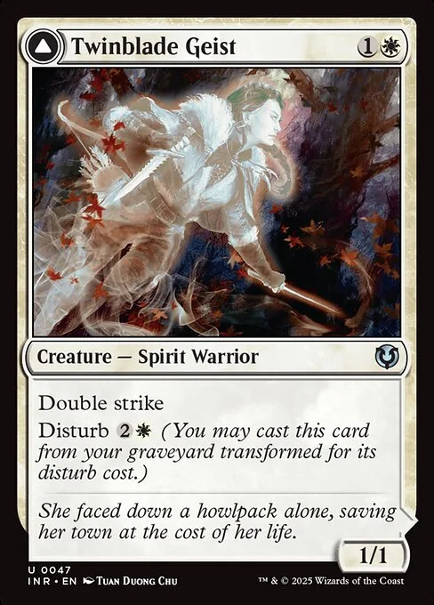 Twinblade Geist // Twinblade Invocation · Innistrad Remastered 47/495