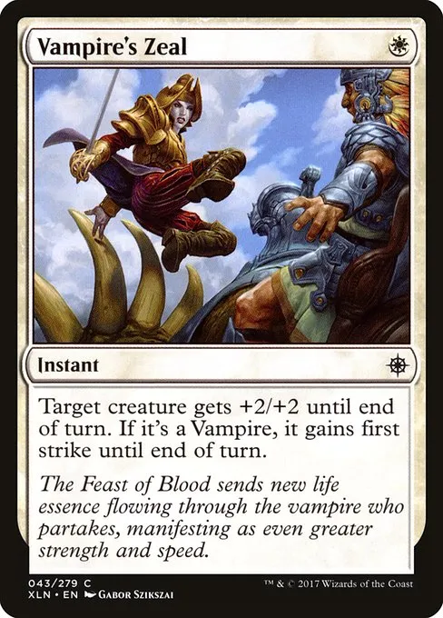 Vampire's Zeal · Ixalan 43/289