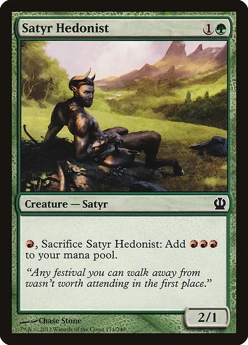 Satyr Hedonist · Theros 174/249