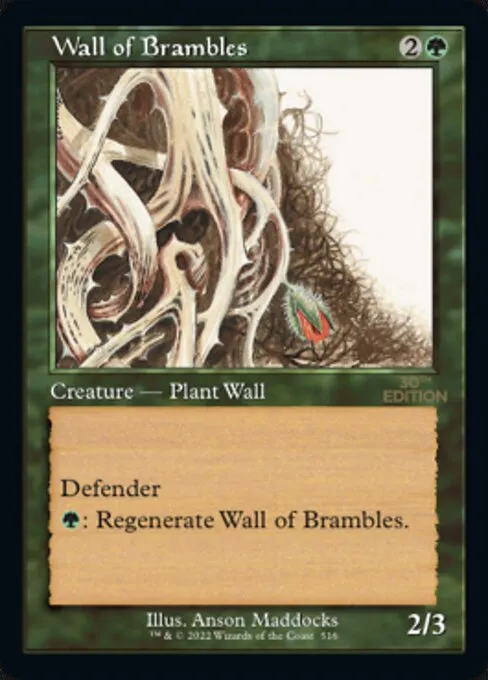 Wall of Brambles · 30th Anniversary Edition 516/594
