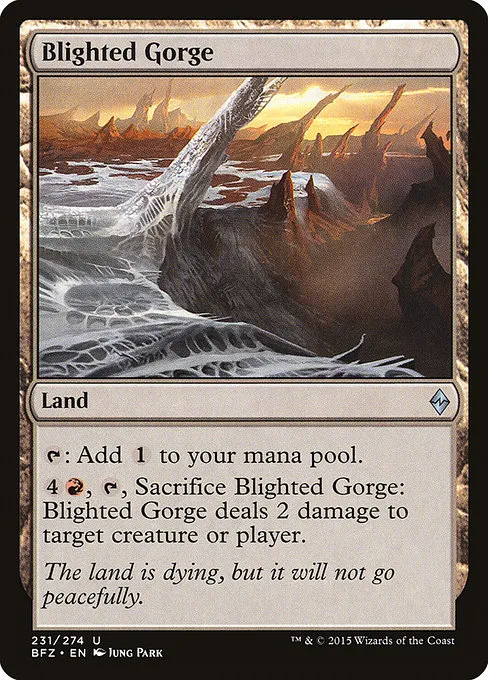 Blighted Gorge · Battle for Zendikar 231/299