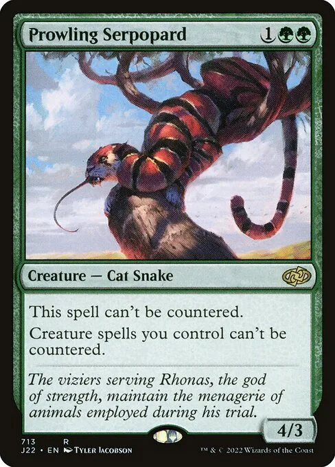 Prowling Serpopard · Jumpstart 2022 713/835