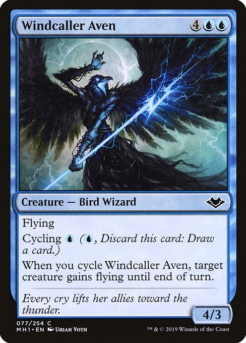 Windcaller Aven · Modern Horizons 77/255