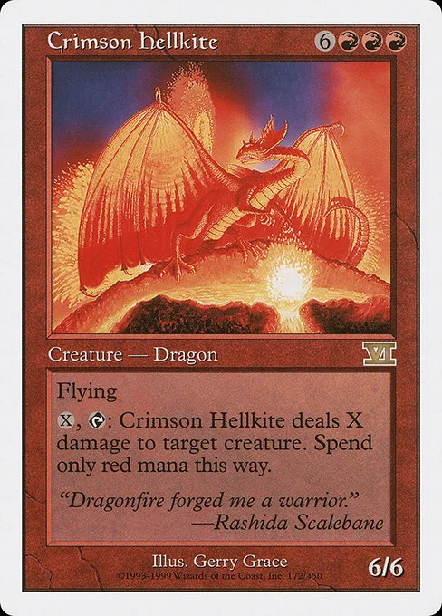 Crimson Hellkite · Classic Sixth Edition 172/351