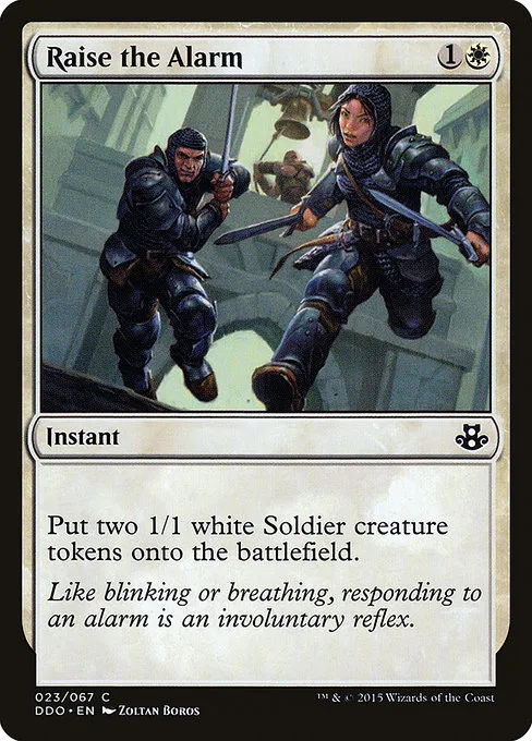 Raise the Alarm · Duel Decks: Elspeth vs. Kiora 23/67