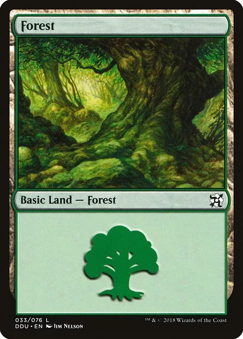 Forest · Duel Decks: Elves vs. Inventors 33/76