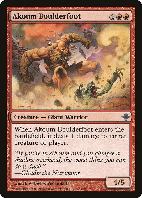 Akoum Boulderfoot · Rise of the Eldrazi 134/248