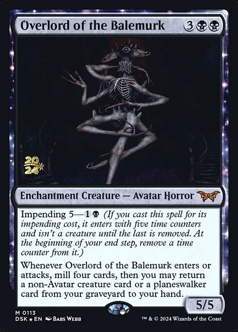 Overlord of the Balemurk · Duskmourn: House of Horror Promos 113s/160