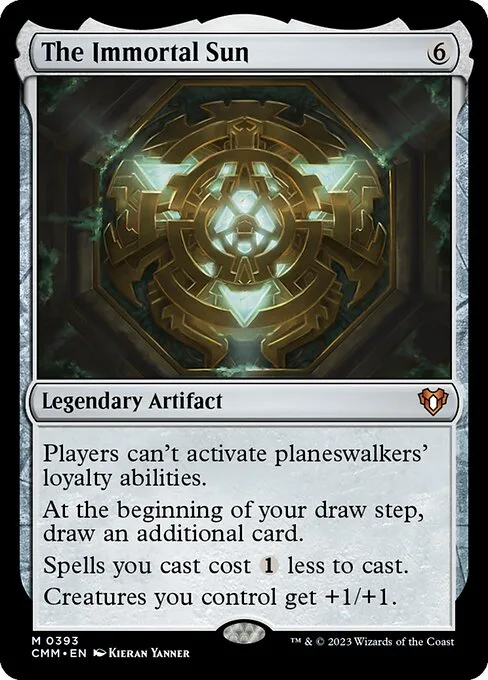 The Immortal Sun · Commander Masters 393/1067
