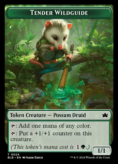 Tender Wildguide · Bloomburrow Tokens 24/30