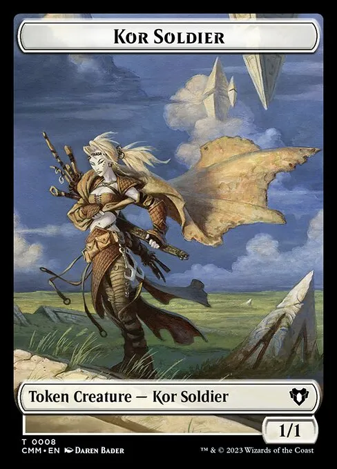 Kor Soldier · Commander Masters Tokens 8/81