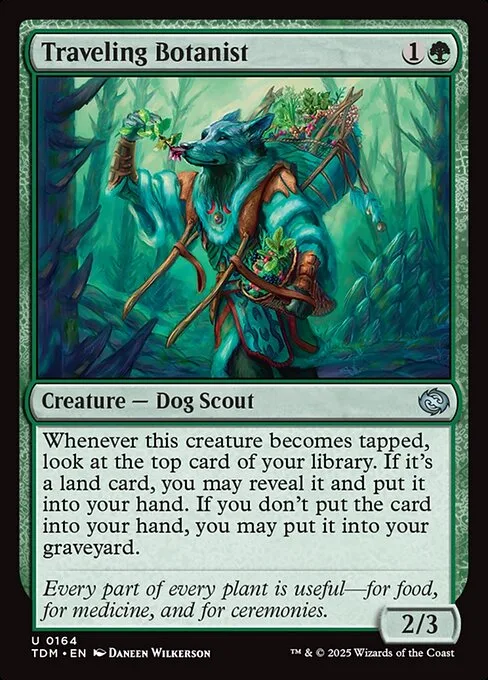 Traveling Botanist · Tarkir: Dragonstorm 164/427