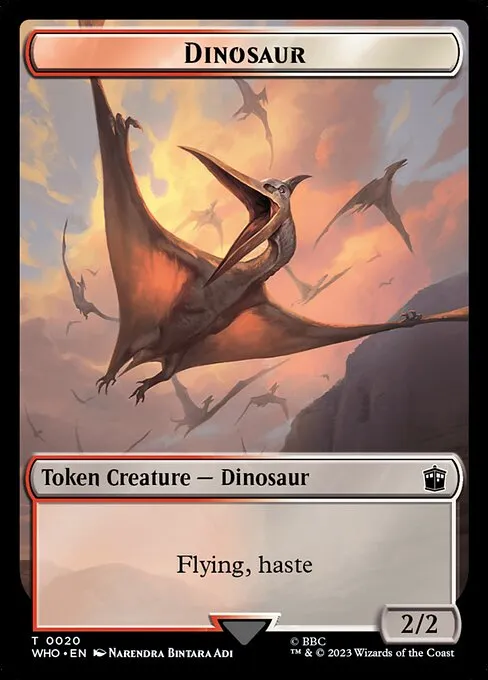 Dinosaur · Doctor Who Tokens 20/64