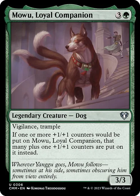 Mowu, Loyal Companion · Commander Masters 306/1067