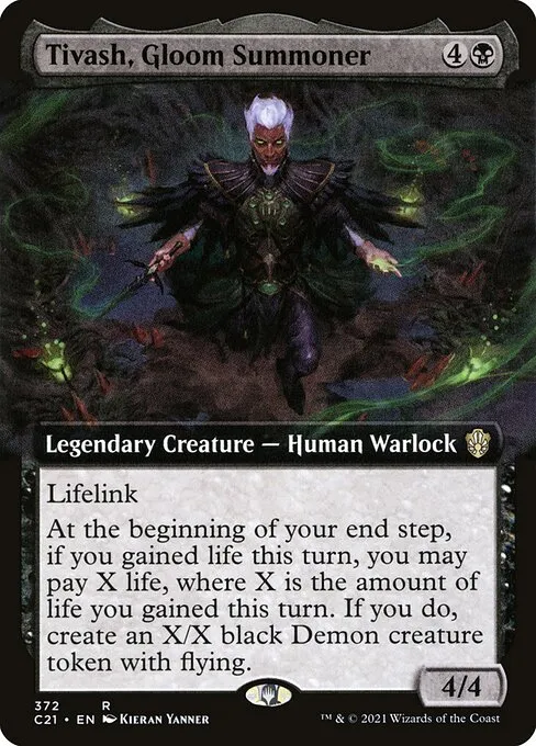 Tivash, Gloom Summoner · Commander 2021 372/409