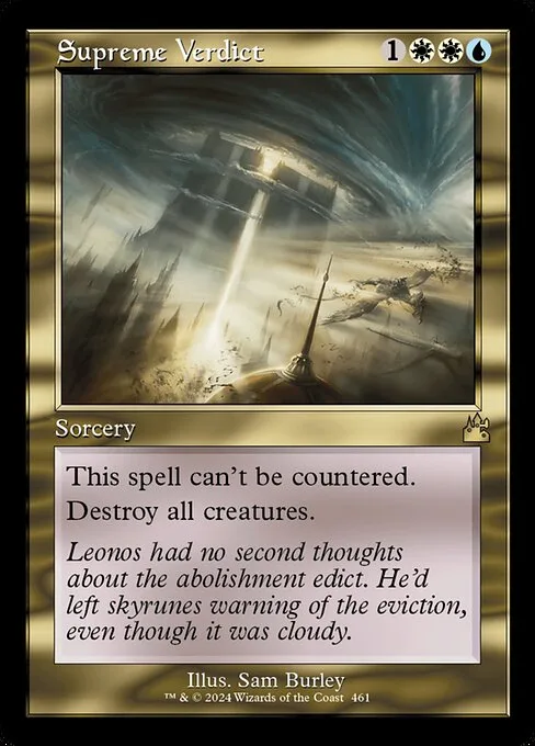 Supreme Verdict · Ravnica Remastered 461/531