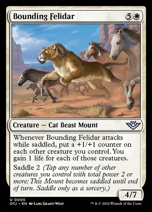 Bounding Felidar · Outlaws of Thunder Junction 5/374