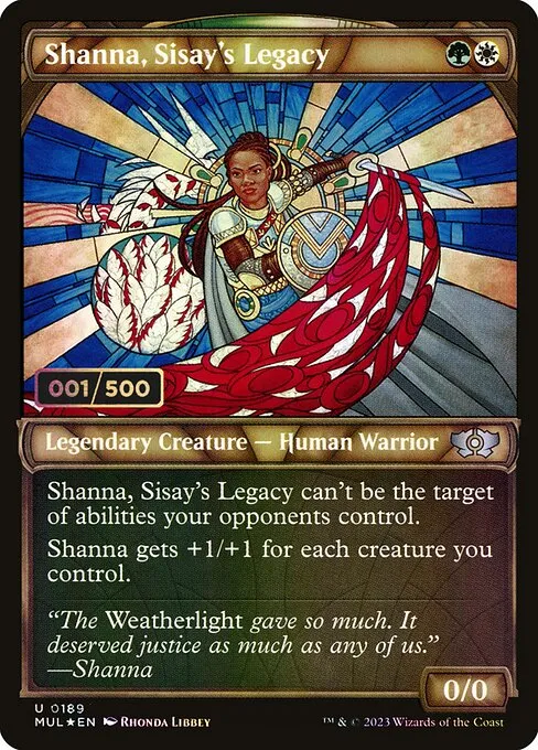 Shanna, Sisay's Legacy · Multiverse Legends 189z/261