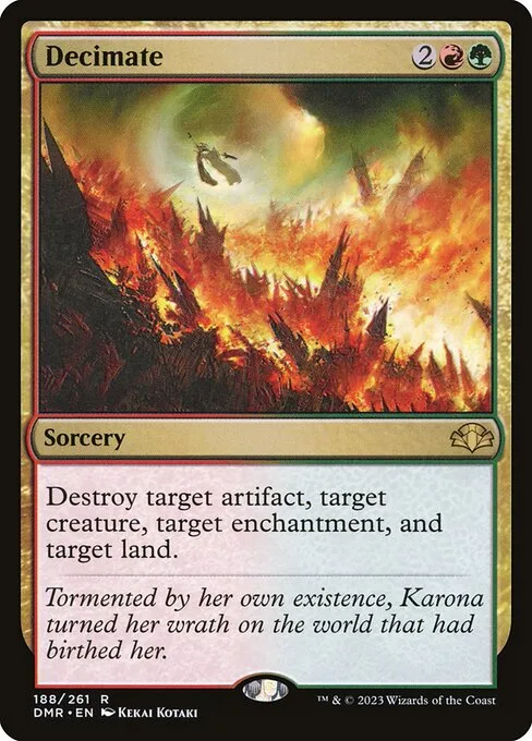Decimate · Dominaria Remastered 188/457